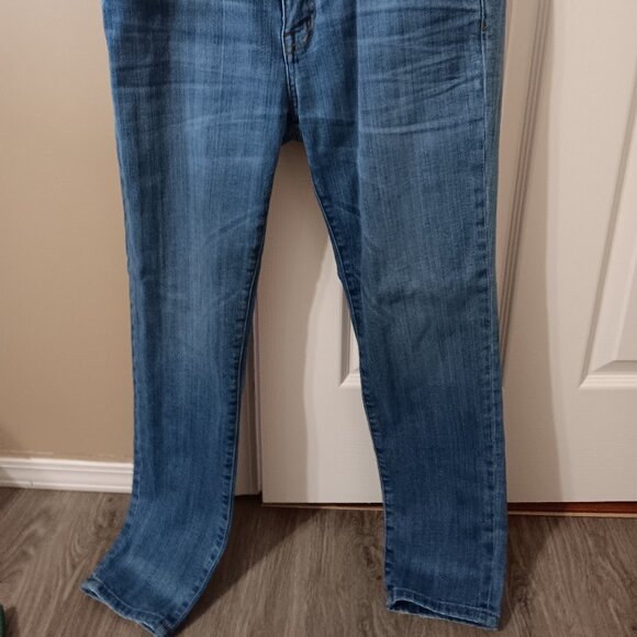Authentic Designer Current/Elliott Jeans Light Denim The Fling Submarine Size 26 - Picture 2 of 7